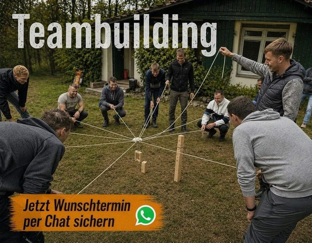 Team beim Outdoor-Training in der Vulkaneifel